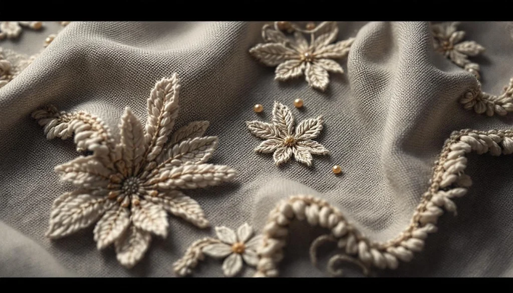 Broderie française : l’art vivant des points traditionnels