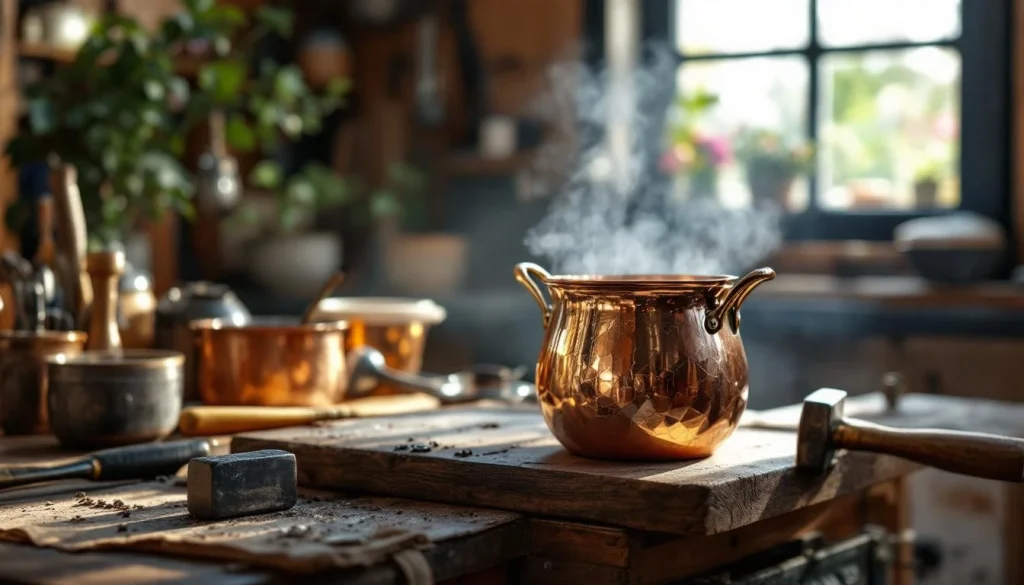 Les secrets de la dinanderie française : l’art du cuivre façonné par la tradition