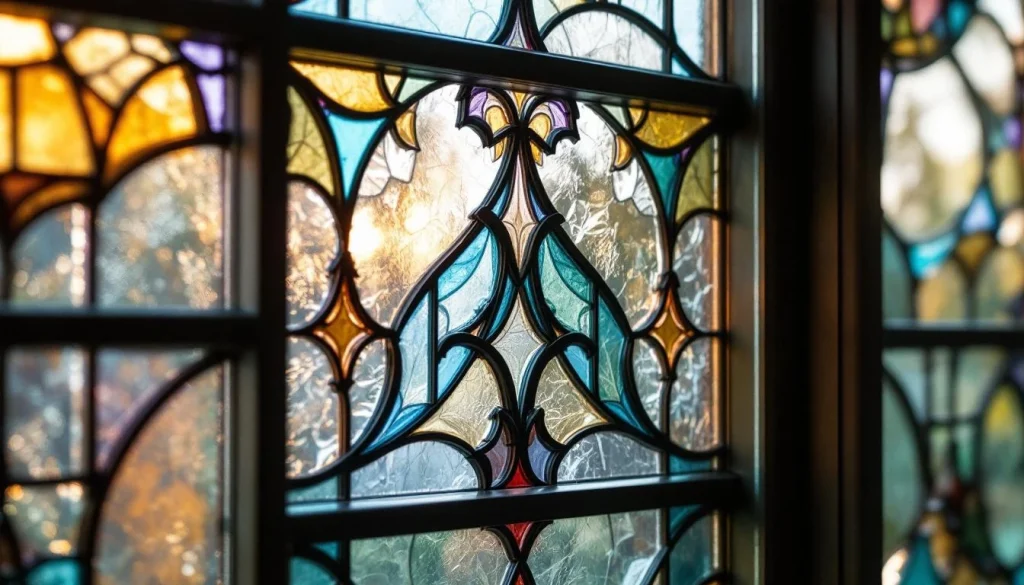 Vitrail français : harmonie entre la technique au plomb et la technique Tiffany